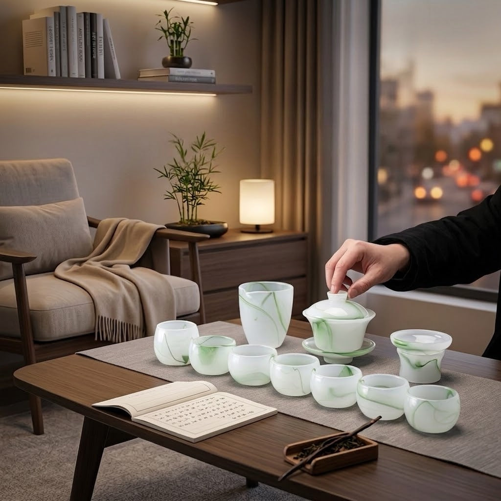 The Art of Slow Living: Why Your Daily Tea Ritual Deserves Translucent Jade Porcelain